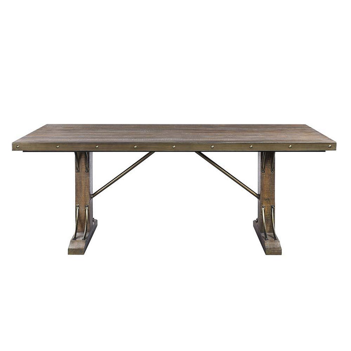 Raphaela - Dining Table - Weathered Cherry