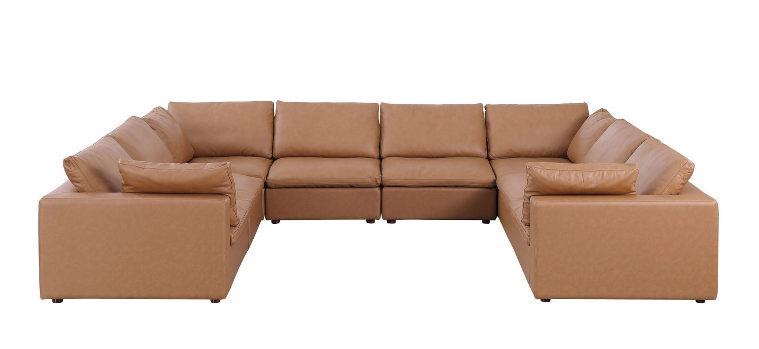 1100 - 8-Piece U-Shaped Sectional In Top-Grain Italian Leather
