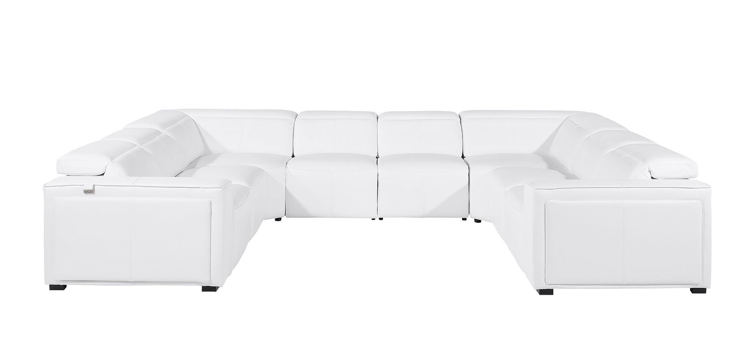1224 - 8-Piece U-Shaped Sectional Sofa In With 4 Power Recliners & Power Headrest