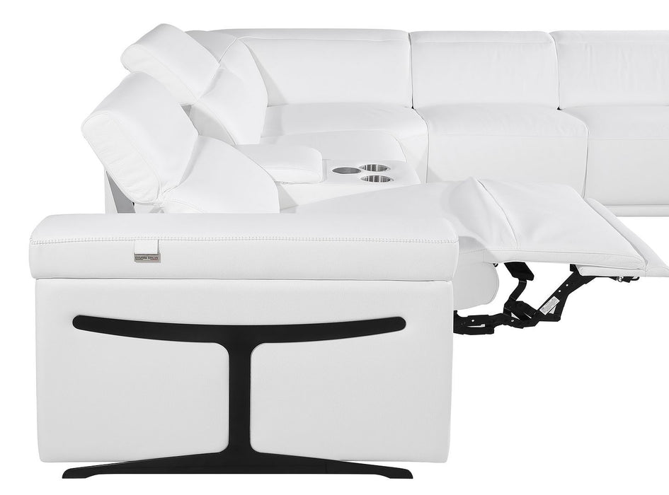 1126 - 8-Piece U-Shaped Sectional Sofa In With 4 Power Recliners & Power Headrests