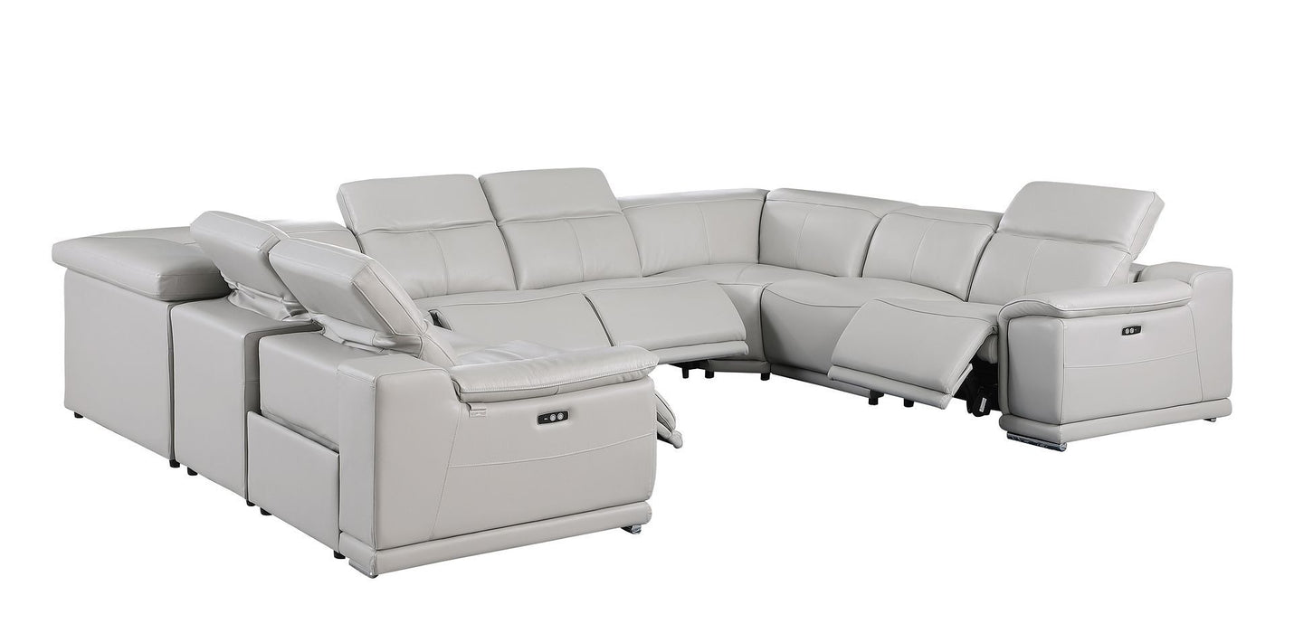 9762 - 8-Piece U-Shaped Sectional Sofa With 4 Power Recliners