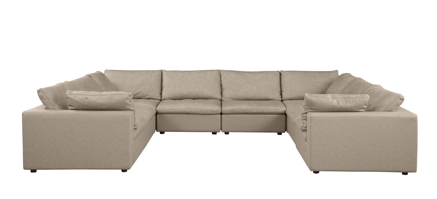 1100 - 8-Piece U-Shaped Sectional In Top-Grain Italian Leather