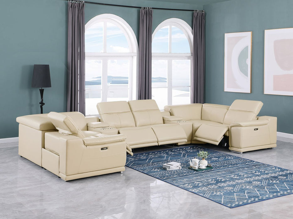 9762 - 8-Piece U Shaped Sectional Sofa With 4 Power Recliner