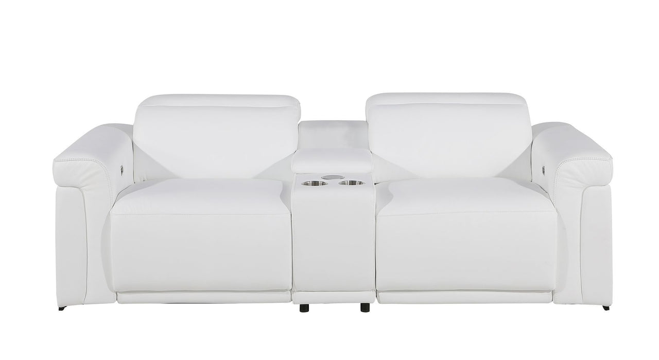 1126 - 3-Piece Modular Power Reclining Loveseat In With 2 Power Recliners & Power Headrests