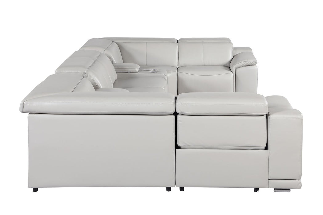 9762 - 8-Piece U-Shaped Sectional Sofa With 2 Power Recliners