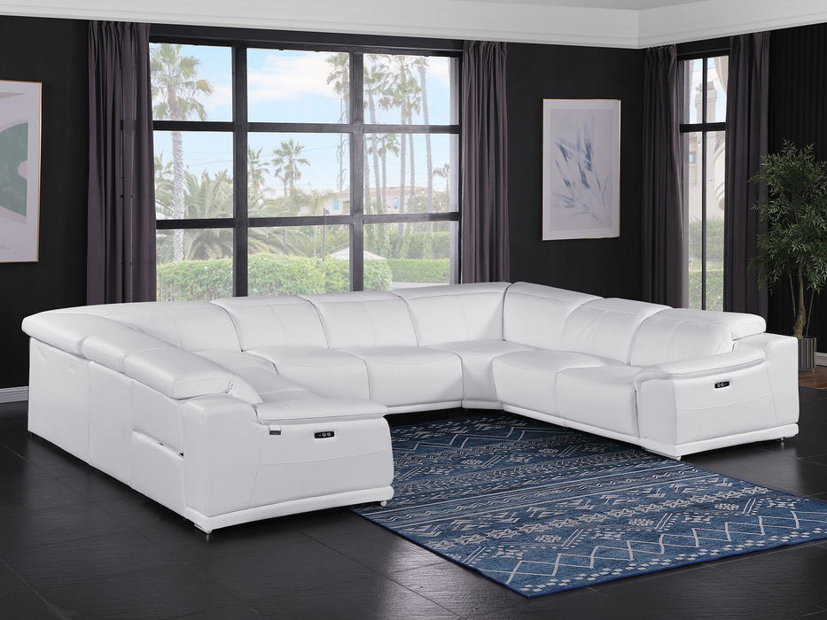 9762 - 8-Piece U-Shaped Sectional Sofa With 4 Power Recliners