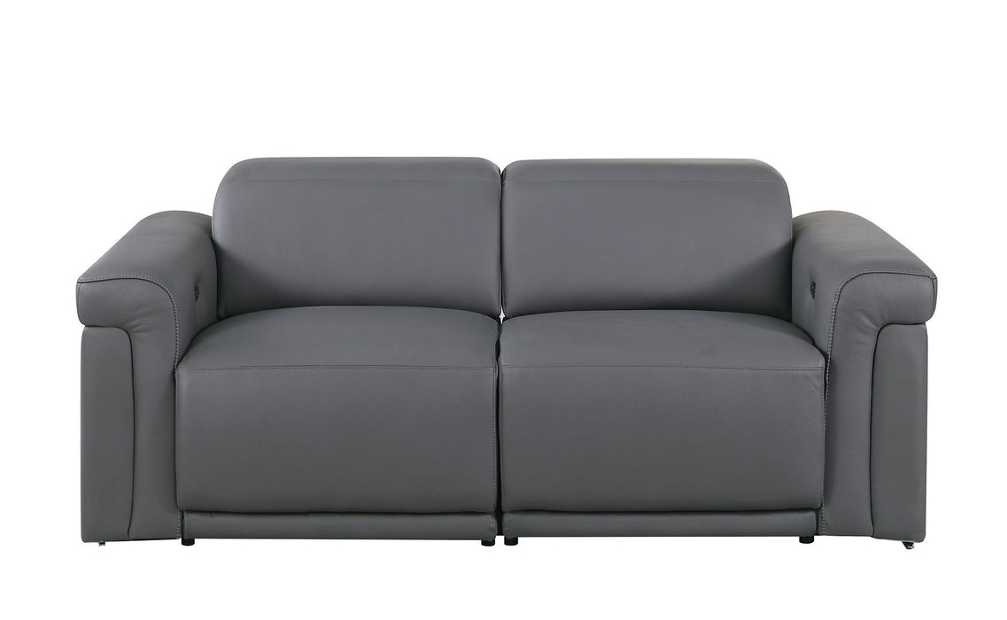 1126 - 2-Piece Modular Power Reclining Loveseat In With 2 Power Recliners & Power Headrests