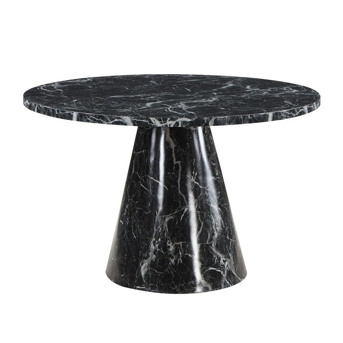 Hollis - Dining Table With Engineered Stone Top - Engineered Stone