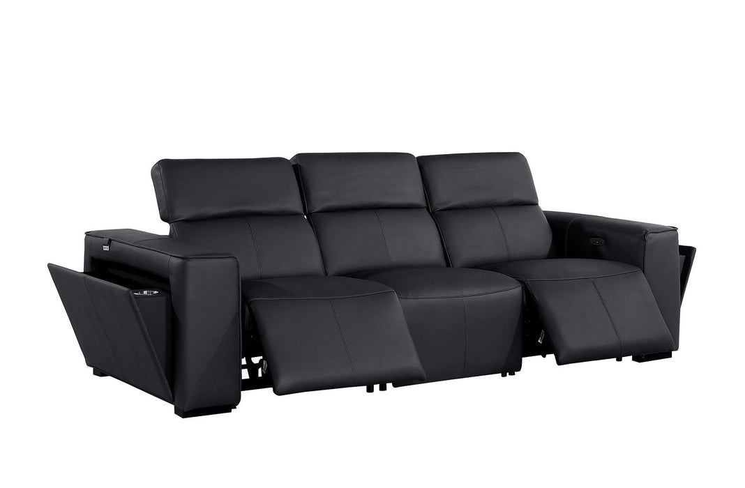1224 - 6-Piece Modular Power Reclining Sofa, Loveseat & Chair Set In With 5 Power Recliners & Power Headrests