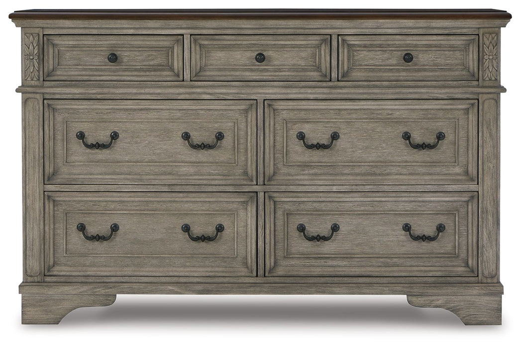 Lodenbay - Dresser - Antique Gray