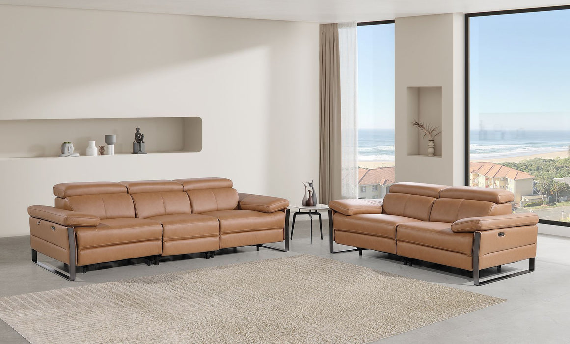 1246 - Modular Power Dual Reclining Sofa And Loveseat Set With Power Headrests