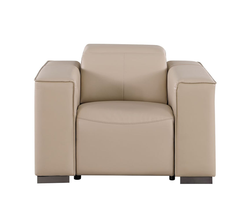 1208 - Leather Power Reclining Chair With Power Headrest