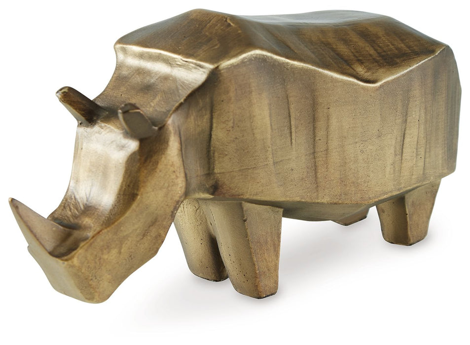 Gentwell - Sculpture - Antique Gold Finish