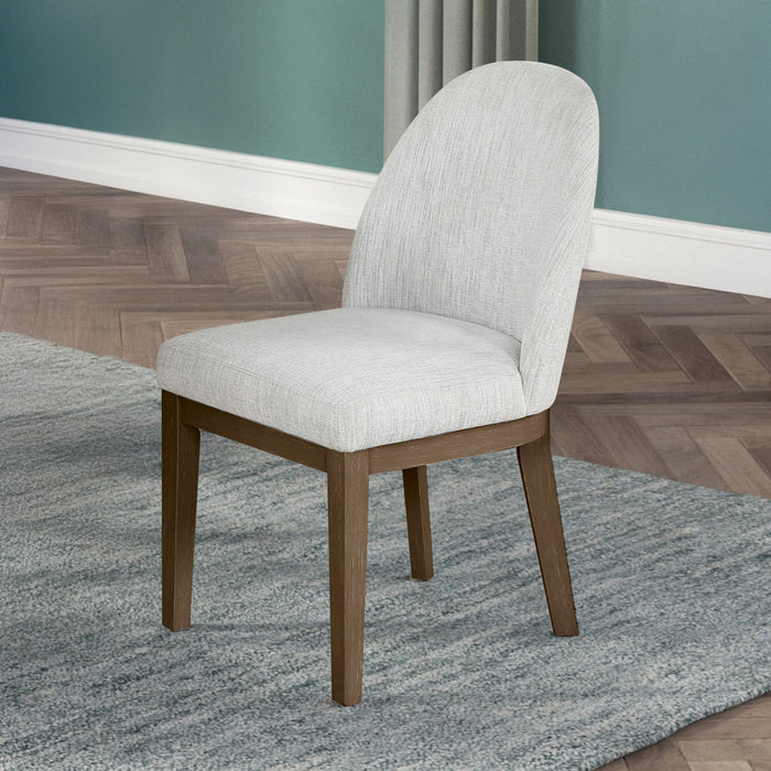 Essence Upholstered Curved Back Chair - Thumbnail 2