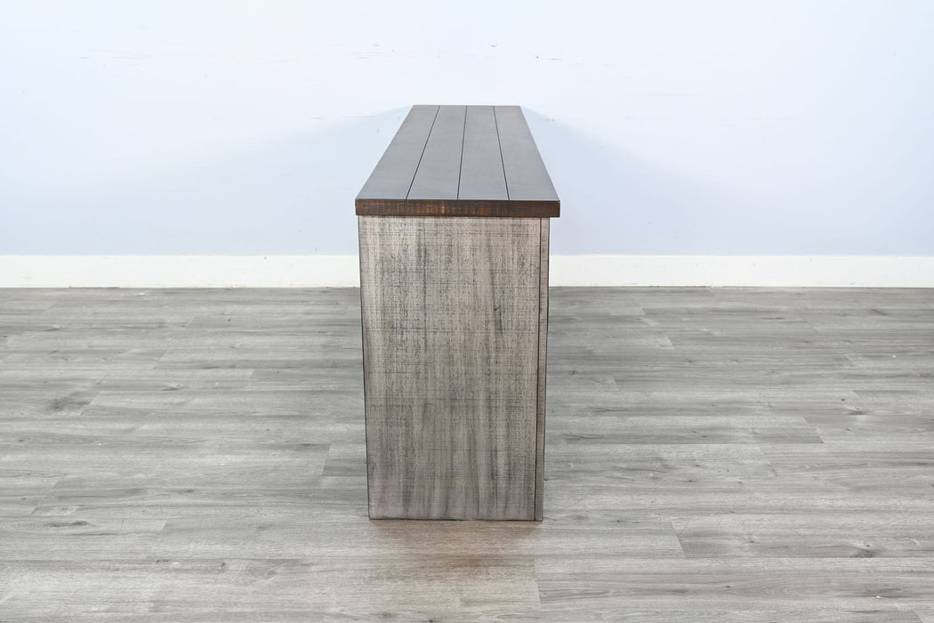 Media Console With Electric Fireplace