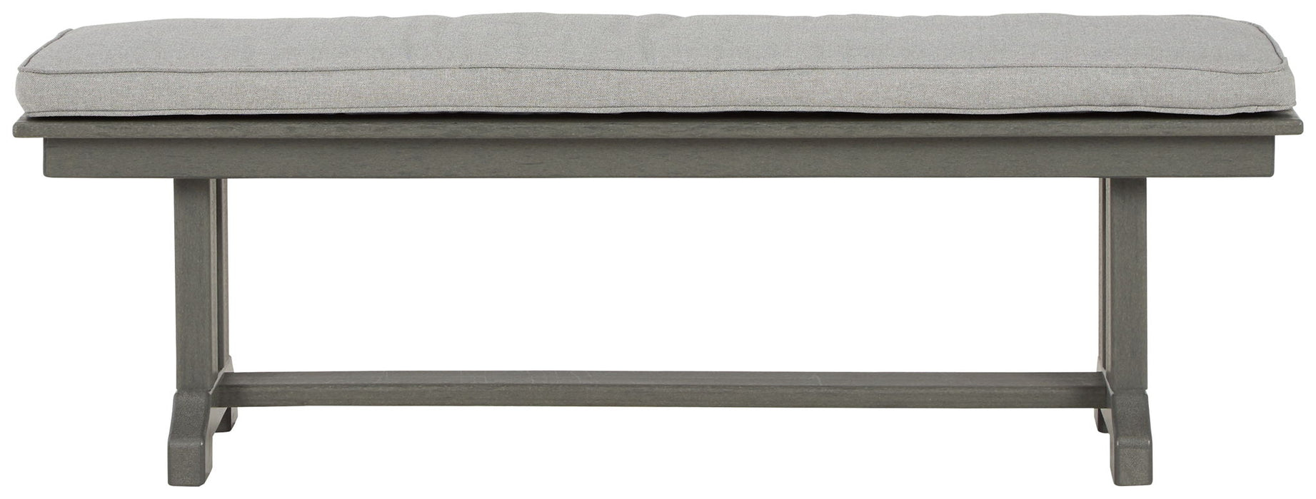 Visola - Bench with Cushion - Gray