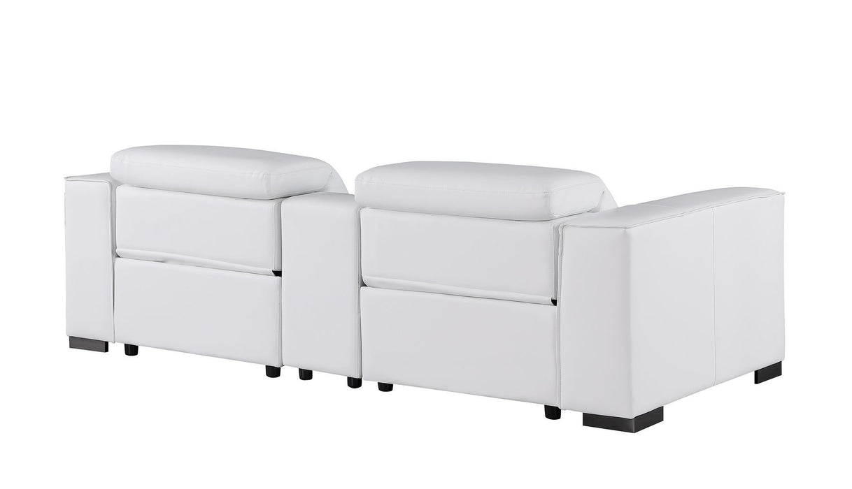 1208 - Dual Power Reclining Console Loveseat