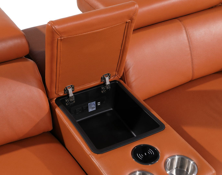 1246 - Console Loveseat With Power Headrest