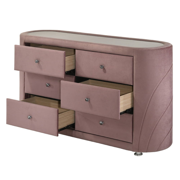 Salonia - Dresser - Pink Velvet