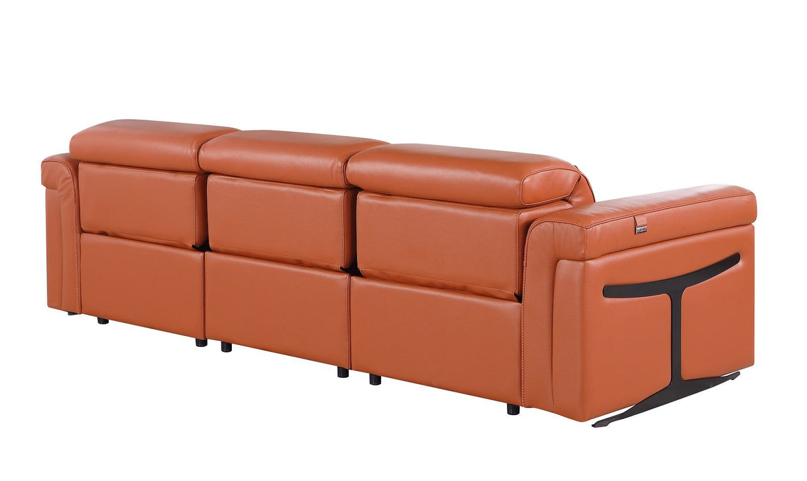 1126 - 5-Piece Modular Power Reclining Sofa And Loveseat Set In With 4 Power Recliners & Power Headrests