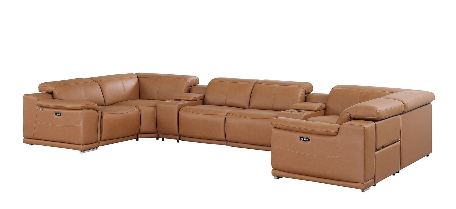 9762 - 8-Piece U-Shaped Sectional Sofa With 2 Power Recliners