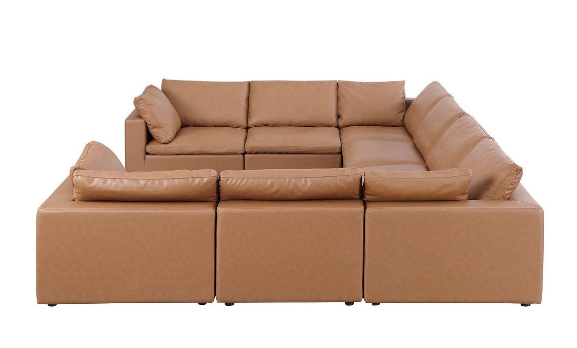 1100 - 8-Piece U-Shaped Sectional In Top-Grain Italian Leather