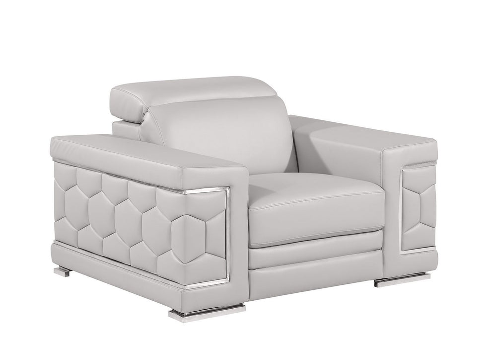 296 - Genuine Leather Chair