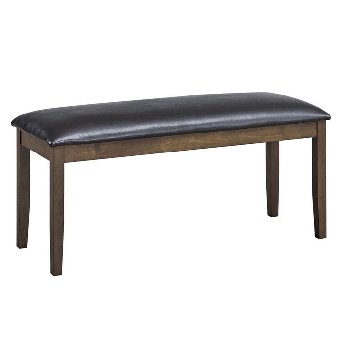 Damica - Bench - Brown / Walnut