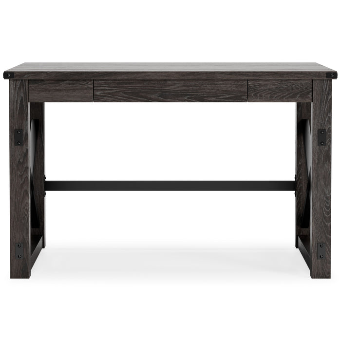 Freedan - Home Office Desk - Grayish Brown