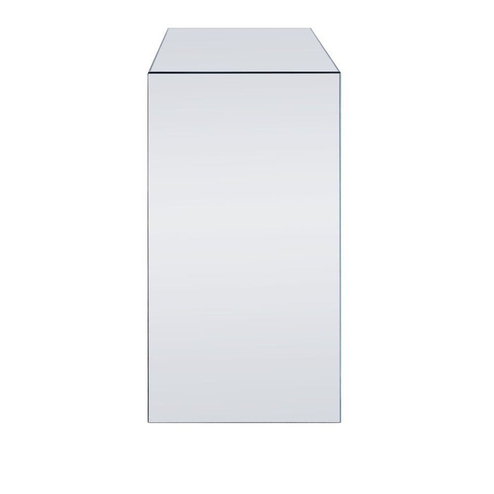 Noralie - 32" Console Cabinet - Mirrored & Faux Diamonds