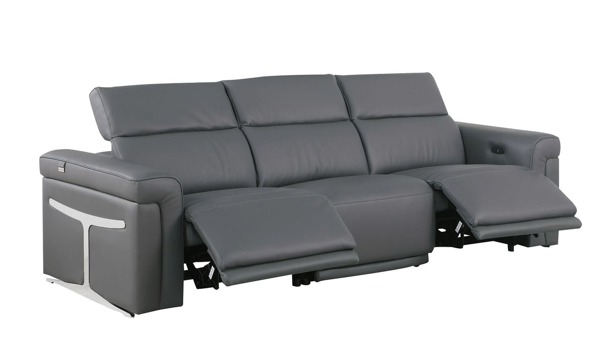 1126 - 6-Piece Modular Power Reclining Sofa, Loveseat & Chair Set In With 5 Power Recliners & Power Headrests