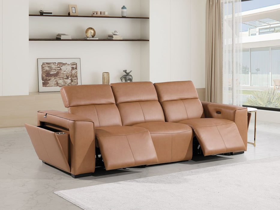 1224 - 3-Piece Modular Power Reclining Sofa In With 2 Power Recliners & Power Headrests