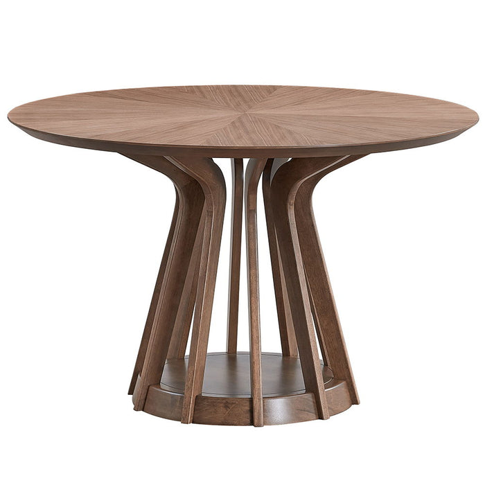 Seda - Round Dining Table - Walnut