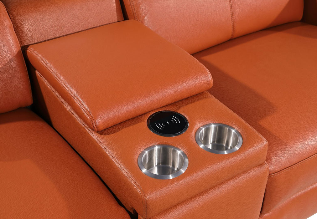 1246 - Console Loveseat With Power Headrest
