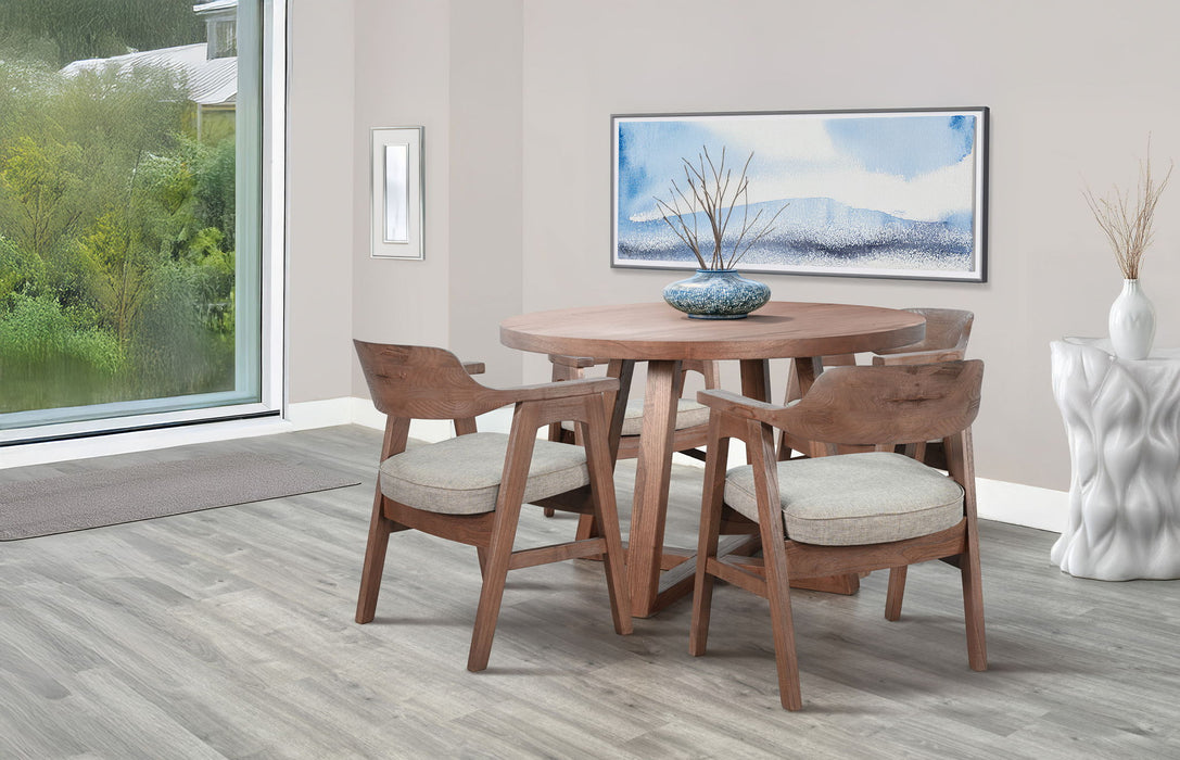Mia - Round Wood Dining Set