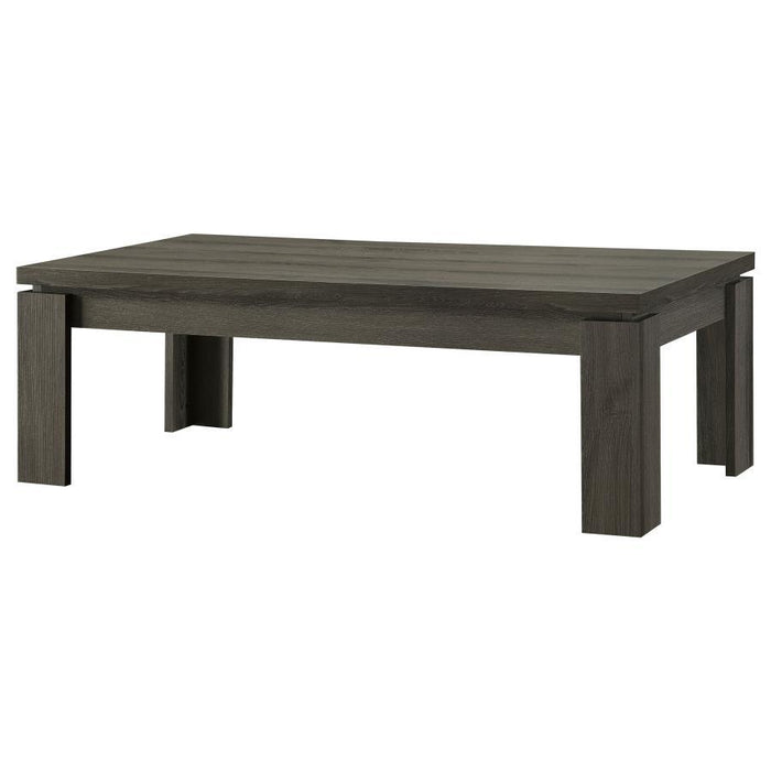 Cain - 3 Piece Occasional Table Set - Weathered Gray