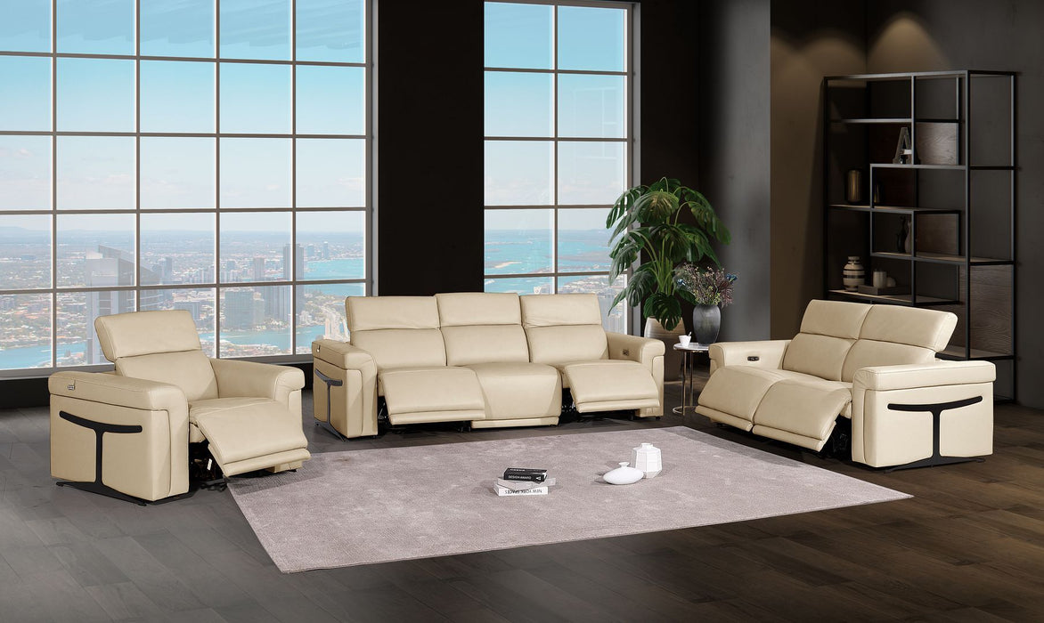 1126 - 6-Piece Modular Power Reclining Sofa, Loveseat & Chair Set In With 5 Power Recliners & Power Headrests