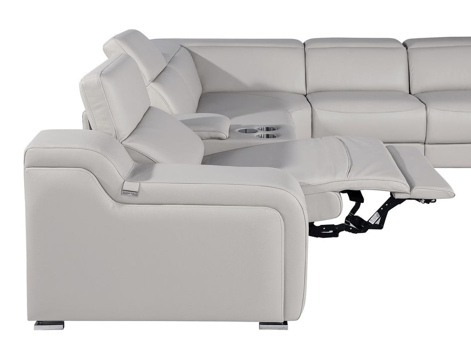 1116 - 8-Piece U-Shaped Sectional Sofa In With 4 Power Recliners & Power Headrests