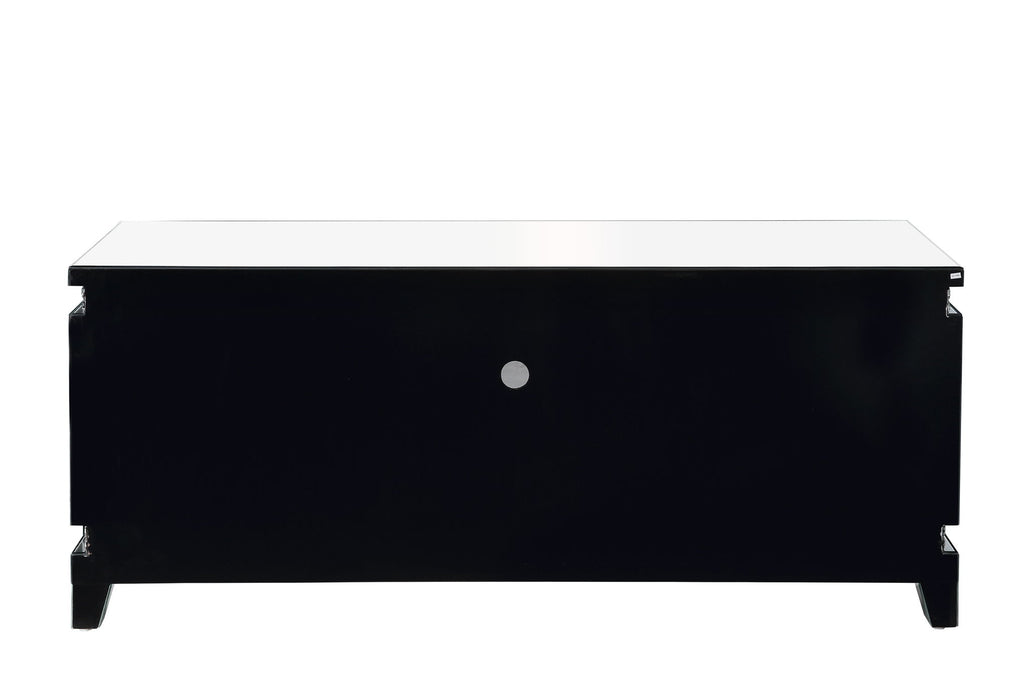 Lotus - TV Stand - Mirrored, Faux Ice Cube Crystals