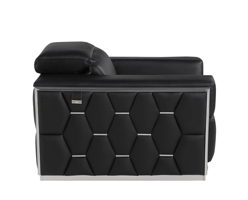 1111 - Leather Chair - Beige