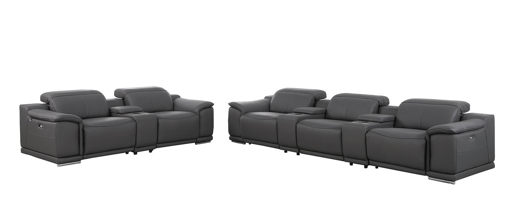 9762 - 8-Piece Modular Power Reclining Sofa And Console Loveseat Set With