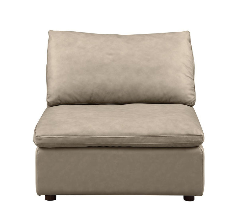 1100 - Armless Chair (Top-Grain Italian Leather)