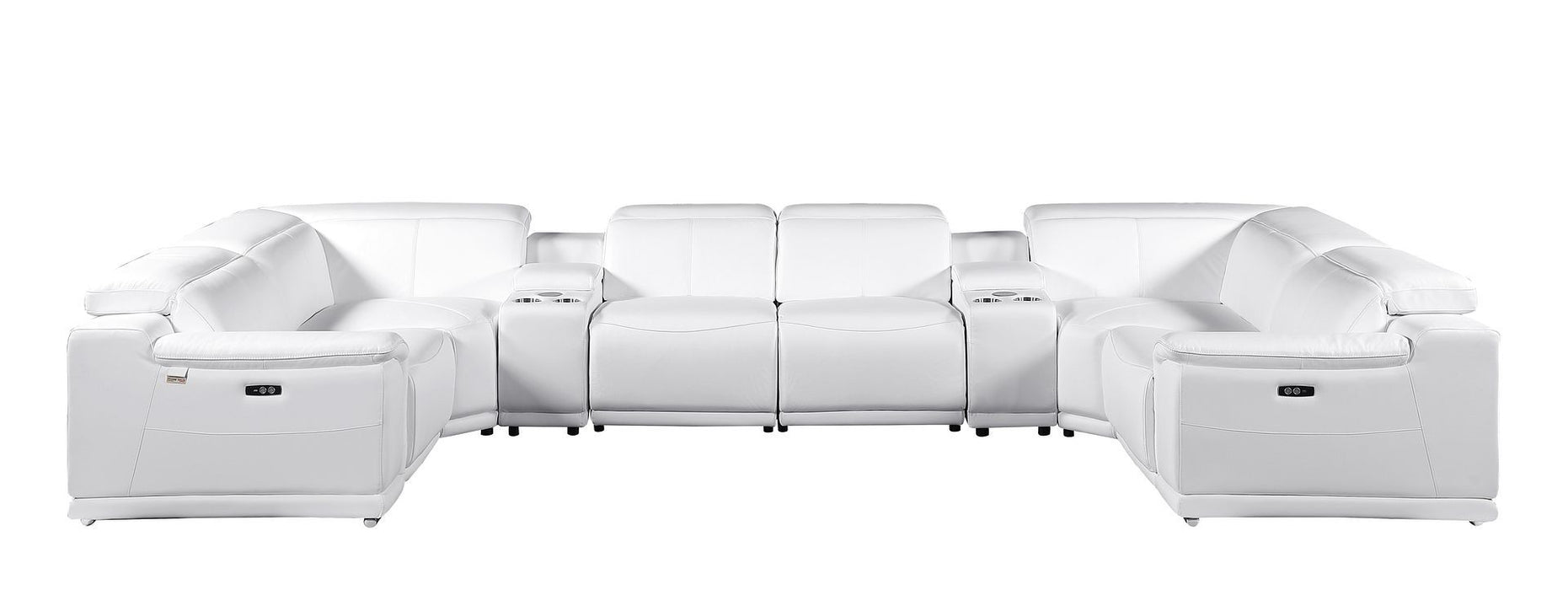 9762 - 8-Piece U-Shaped Sectional Sofa With 2 Power Recliners
