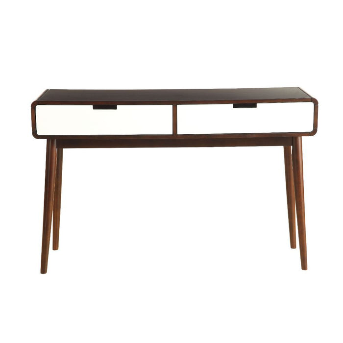 Christa - Sofa Table - White & Espresso