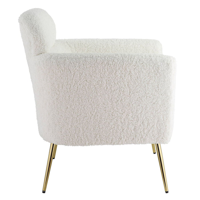 Connock - Accent Chair - White Teddy Sherpa
