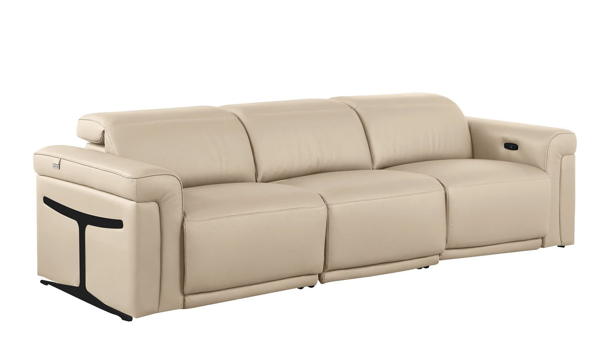 1126 - 3-Piece Modular Power Reclining Sofa In With 3 Power Recliners & Power Headrests