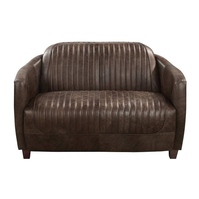 Brancaster - Loveseat - Antique Slate Top Grain Leather