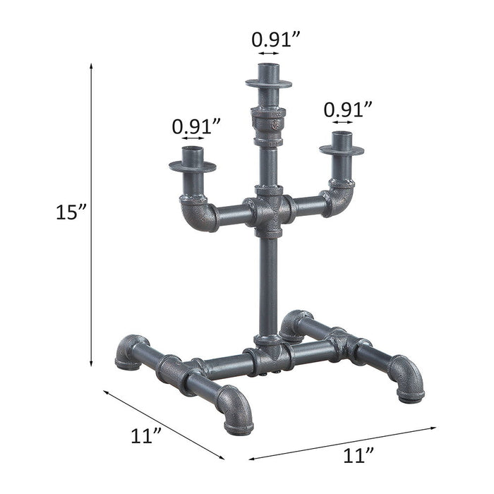 Brantley - Candle Holder - Sandy Gray