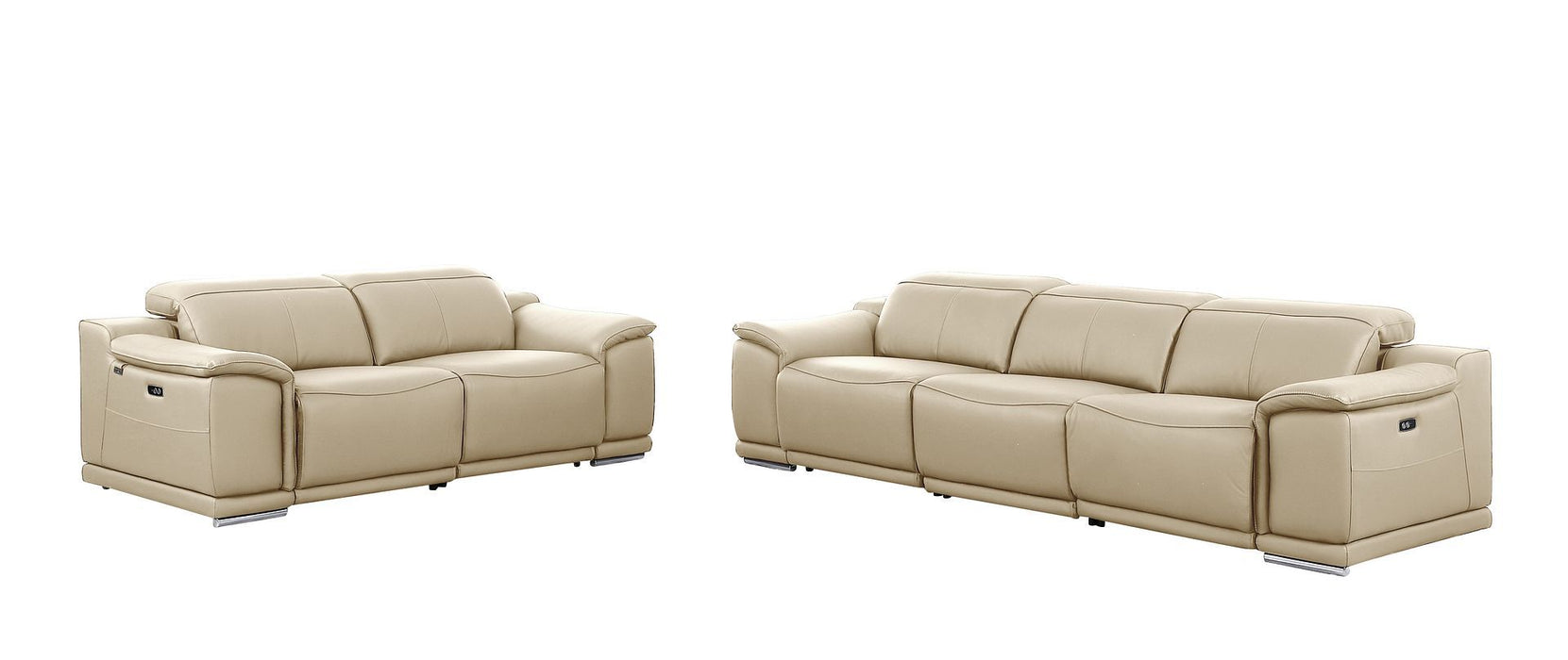 9762 - 5-Piece Modular Power Reclining Sofa And Loveseat Set 5 Power Recliners In