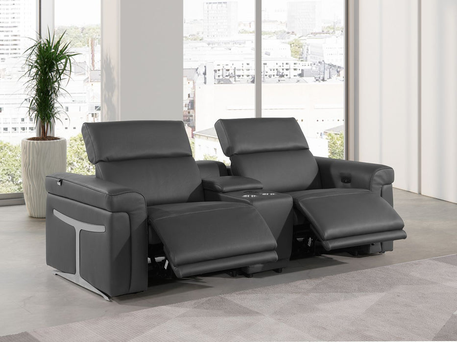 1126 - 3-Piece Modular Power Reclining Loveseat In With 2 Power Recliners & Power Headrests